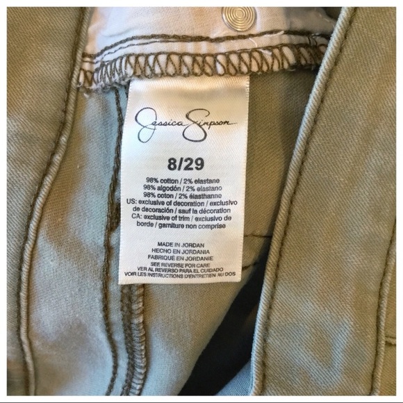 Jessica Simpson Rolled Crop Skinny Jeans 8/29 - Picture 6 of 6